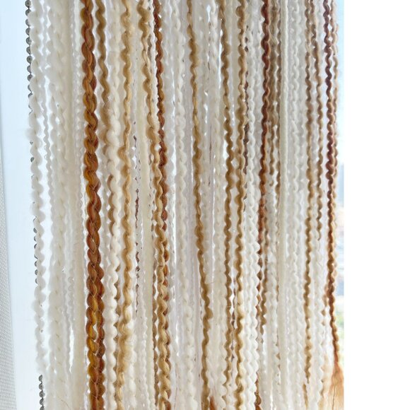 20cm Handmade Large Dream Catcher Cream White Brown Orange Boho Dreamcatcher - Picture 3 of 5